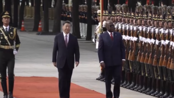 DRC President Felix Tshisekedi and China President Xi Jinping, May 25, 2023